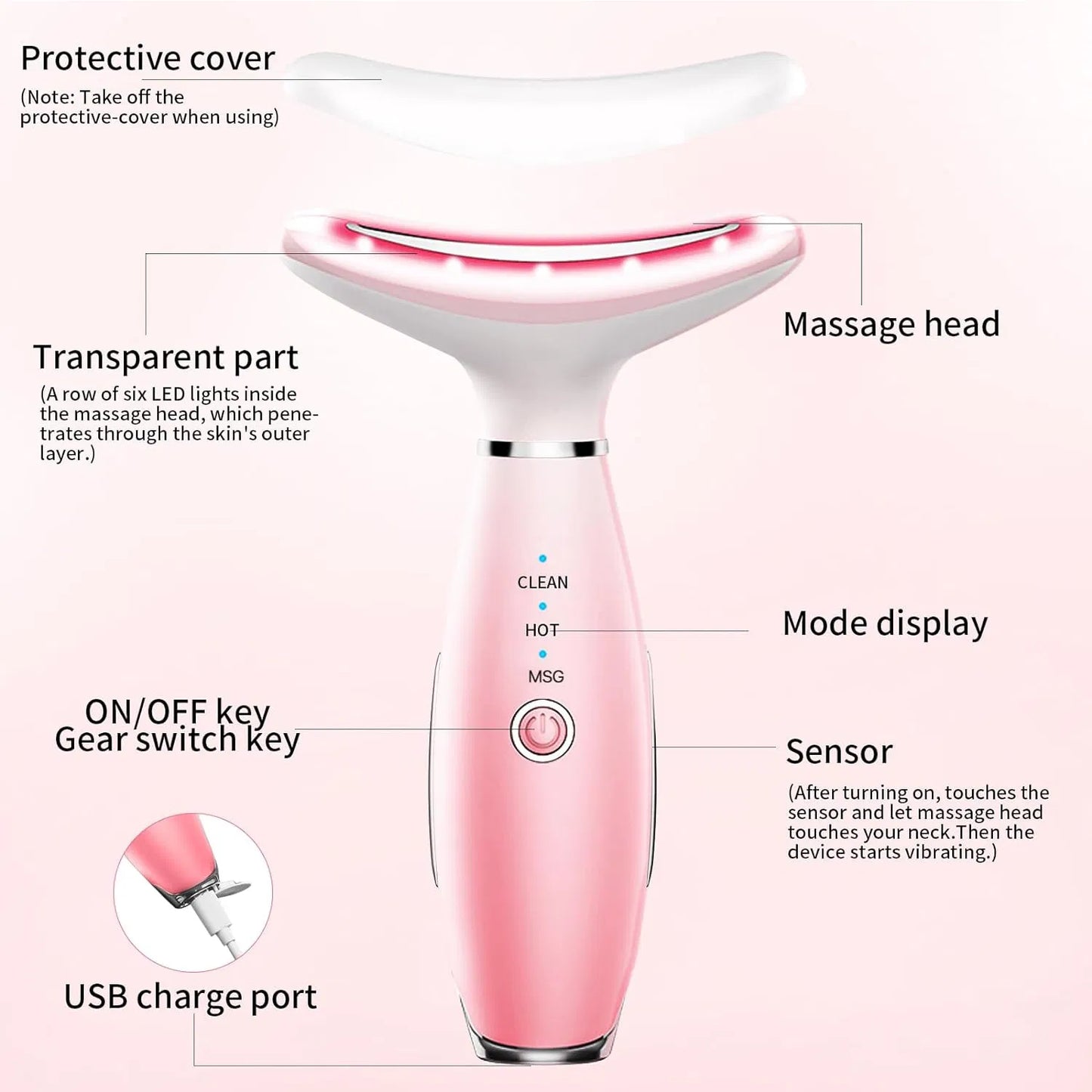 Glowvia Luxe Heated Facial Sculpting Wand